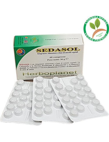 Sedasol 36 G, 60 Comprimidos de Herboplanet