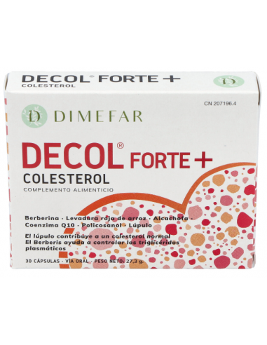 Decol® Forte Plus  Estuche 30 cápsulas vegetales de Dimefar