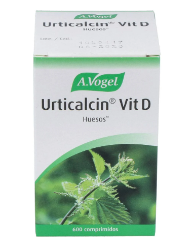 Urticalcin Vit.D Comp. 600 Comprimidos de A.Vogel (Bioforce)