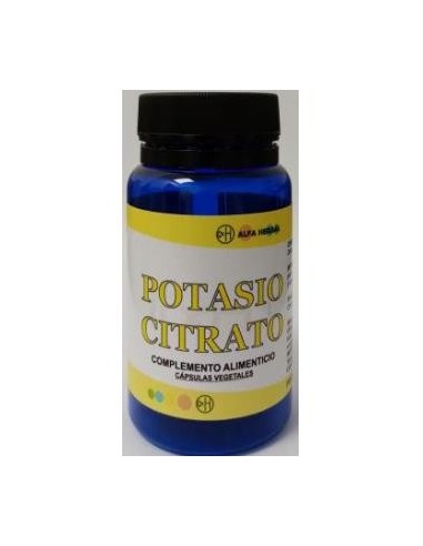 Potasio Citrato 60V Cápsulas  Vegan Alfa Herbal