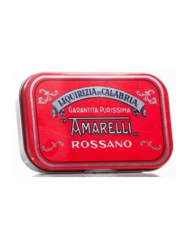 Amarelli Rossa Spezatina Regaliz Rozos 12Udx40 Gramos Amarelli