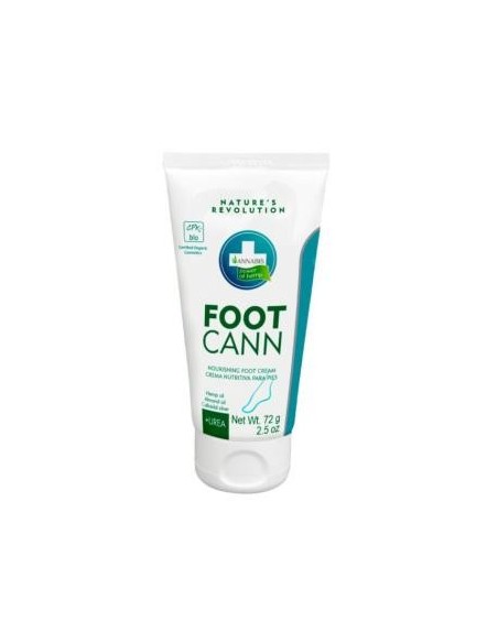 Footcann Crema Nutritiva Para Pies 75 Mililitros Bio Annabis