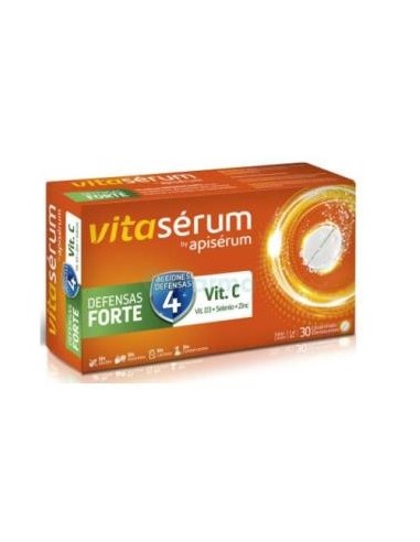 Vitaserum Defensas Forte 30 Comprimidos Apiserum