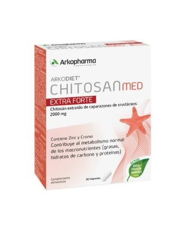 Arkodiet Chitosan Extra Forte 500Mg 30 Cápsulas  Arkopharma