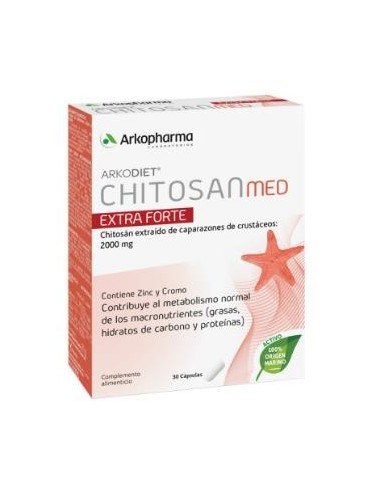 Arkodiet Chitosan Extra Forte 500Mg 60 Cápsulas  Arkopharma