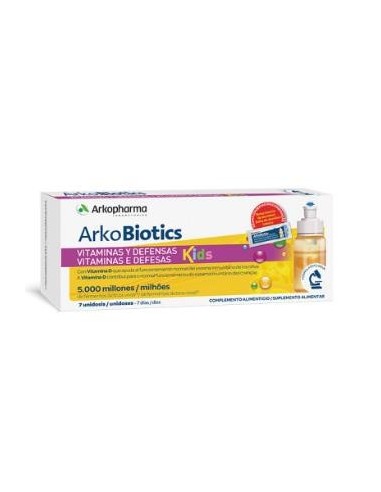 Arkobiotics Vitaminas Y Defensas Niños 7 Unidades Arkopharma