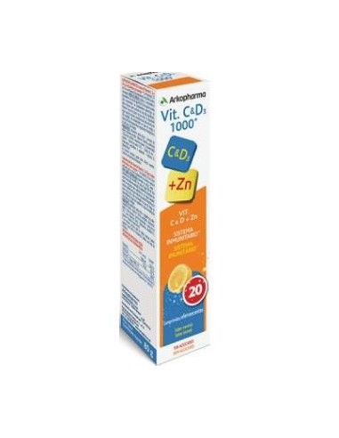 Vitamina C+D3 1000Mg 20 Comprimidos Arkopharma