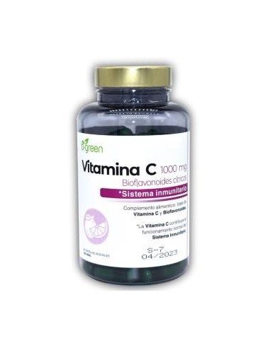 Vitamina C 1000Miligramos 90 Cápsulas  B.Green (Lab. Lebudit)
