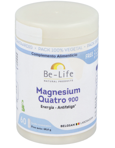 Magnesium Quatro 900 60 Cápsulas  Be-Life