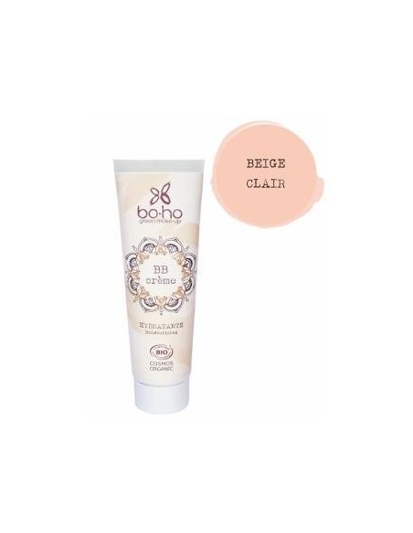 Bb Cream 02  Beige Clair Hidratante 30 Ml Bio Vegan Boho Green Make Up