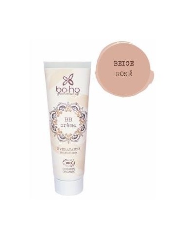 Bb Cream 03 Beige Rose Hidratante 30 Mililitros Bio Vegan Boho Green Make Up