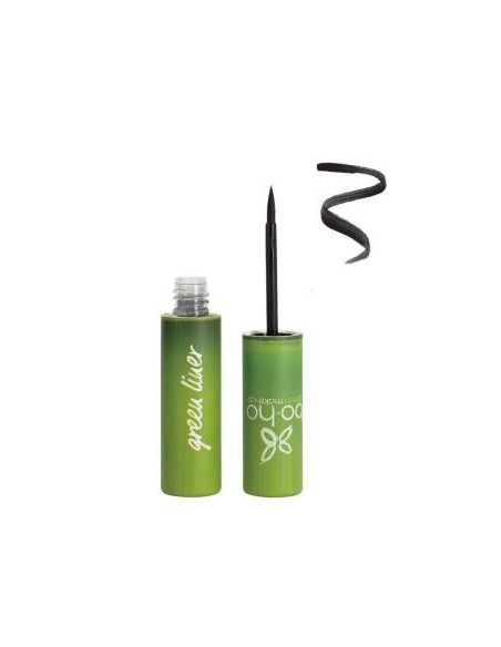 Eyeliner Green Liner  Negro 3 Mililitros Bio Vegan Boho Green Make Up