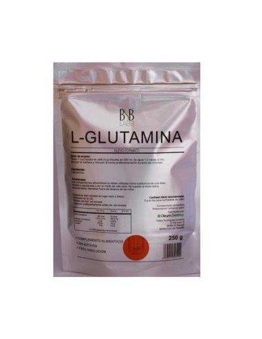 L-Glutamina 250 Gramos Sg Vegan Bsb Labs