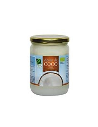Aceite de COCO virgen ecológico. Frasco cristal de 500ml