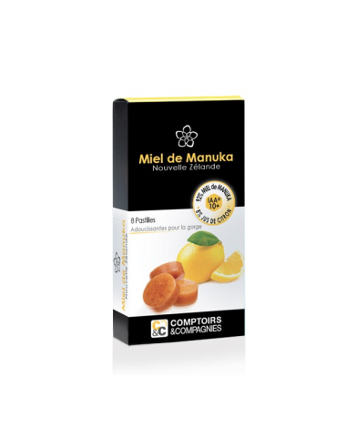 Pastillas 100% Miel Manuka Iaa10+ 8% Jugo Limon de Comptoirs & Compagnies