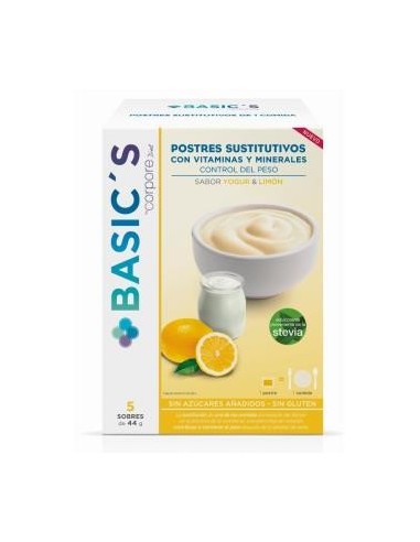 Corpore Basics Postre Sustitut. Yogurt-Limon 5 Sobres Corpore Diet
