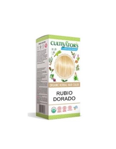 Rubio Dorado Tinte Organico 100 Gramos Ecocert Cultivators
