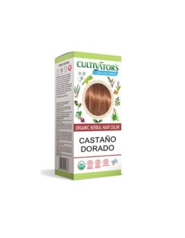 Castaño Dorado Tinte Organico 100 Gramos Ecocert Cultivators