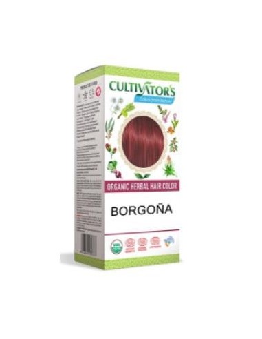 Borgoña Tinte Organico 100 Gramos Ecocert Cultivators