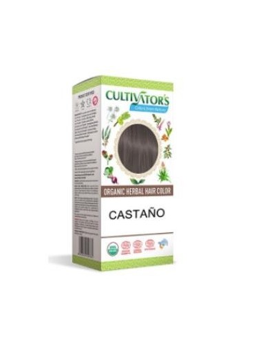 Castaño Tinte Organico 100 Gramos Ecocert Cultivators