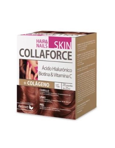 Collaforce Skin Hair&Nails  20X25Ml Ampollas De Dietmed