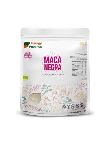 Maca Negra Polvo 500 Gramos Eco Vegan Sg Energy Feelings