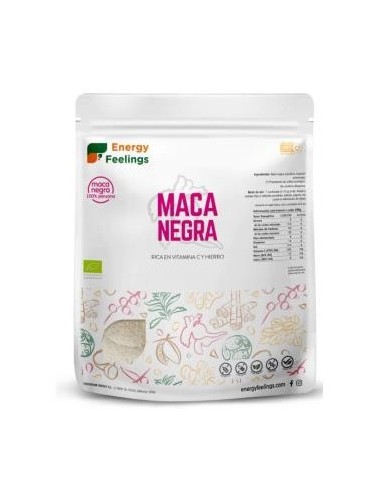 Maca Negra Polvo 1 Kilo Eco Vegan Sg Energy Feelings
