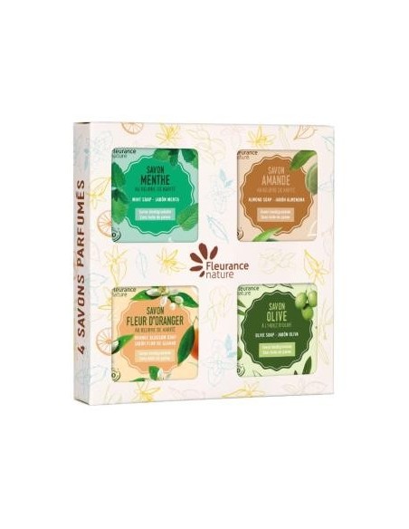 Cofre 4 Jabones Perfumados 4X100Gr. de Fleurance Nature