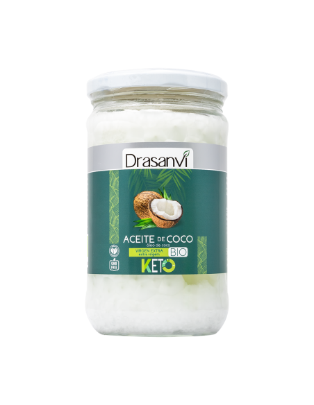 Aceite Coco Virgen Bio 500 Ml Keto Drasanvi