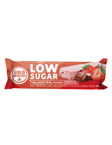 Protein Bar Low Sugar Covered Fresa & Chocolate - 30 G - 15