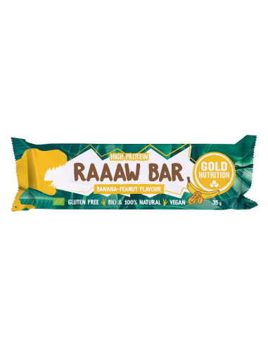 Raaaw Bar Plátano - Cacahuete 35G -15U