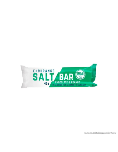 Endurance Salt Bar Choco-Cacahuete 15Ud. de Gold Nutrition