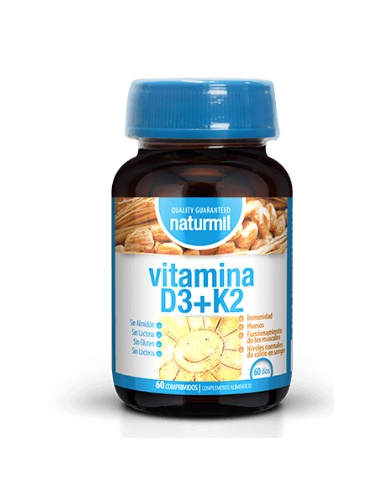 Vitamina D3+K2 60 Comprimidos De Dietmed