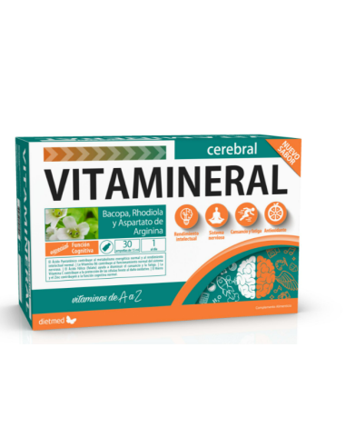 Vitamineral Cerebral  30X15Ml Ampollas De Dietmed