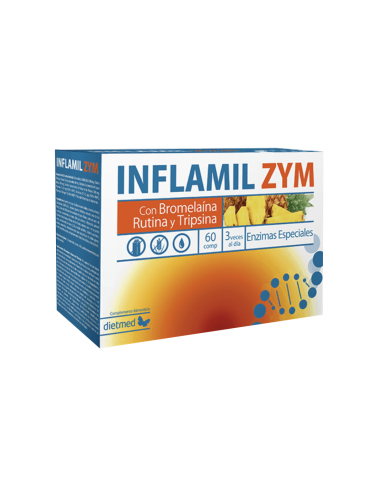 Inflamil Zym  60 Comprimidos De Dietmed