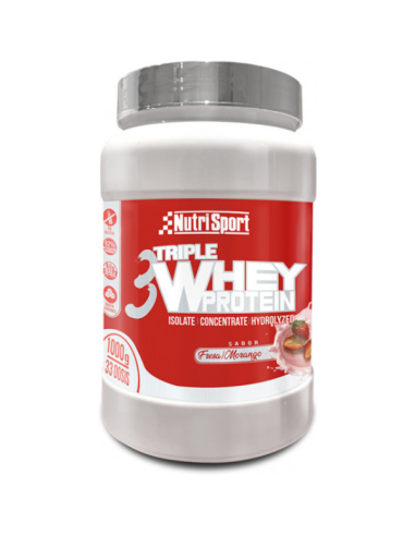 Triple Whey Protein 3 1000 Gfresa de Nutrisport