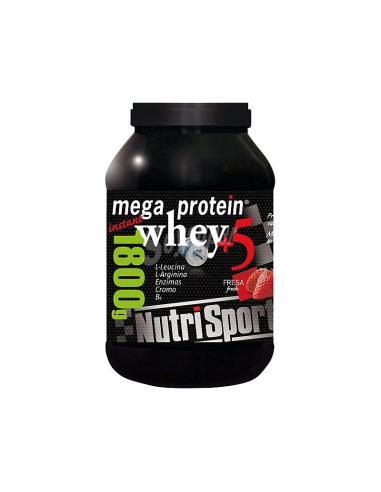 Mega Protein 5 Whey Chocolate 1,8Kg. Nutrisport