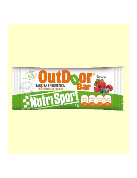 Outdoor (Caja De 20 Barritas)Red Berries de Nutrisport