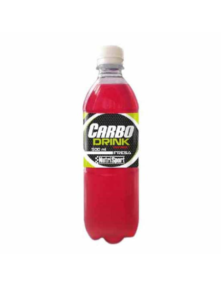 Carbo Drink (Caja De 24 Botellas De 500 Ml)Fresa de Nutrispo