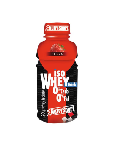 Iso Whey Drink Protein (Caja De 12 Botellas De 330 Ml)Fresa