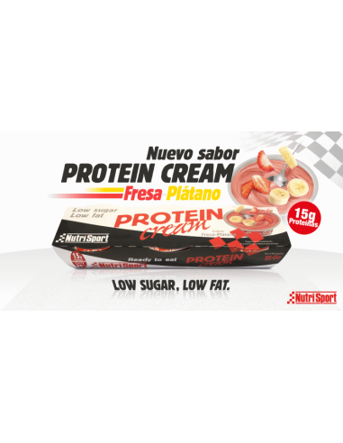 Protein Cream (Pack De 3 Tarrinas)Fresa-Platano de Nutrispor