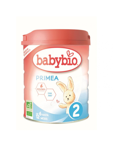 Leche de vaca Babybio PRIMEA 2 ( a partir de 6 meses ) 800g de Baby Bio