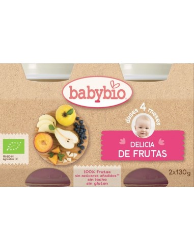 BabyBio Delicia de Fruta  130 g de Baby Bio