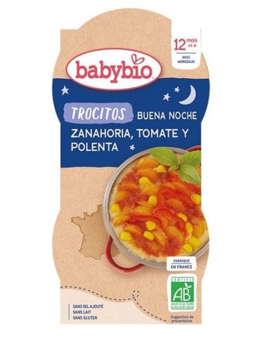 Buena Noche TROCITOS  Zanahoria tomate y Polenta 2x200g