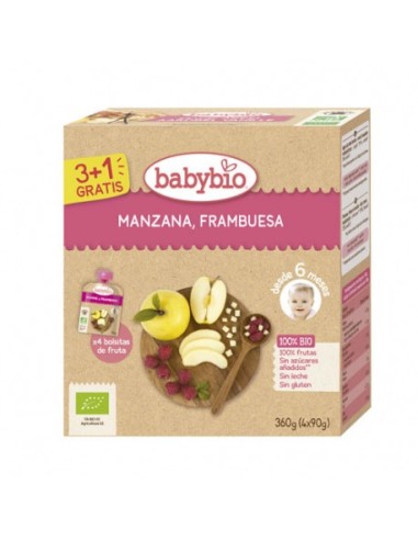 Vitabio - Cool Fruits Manzana Frambuesa 4 x 90 g
