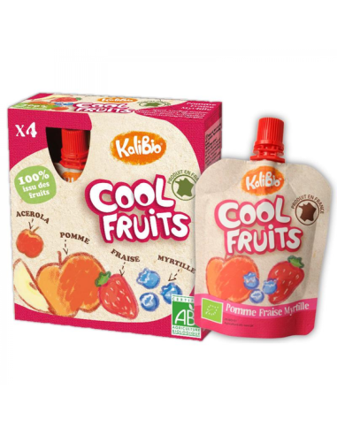 Vitabio - Cool Fruits Manzana 4 x 90 g de Baby Bio