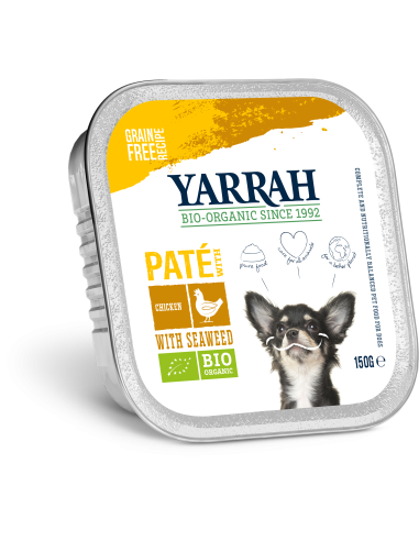 Paté Con Pollo Y Algas Bio 150 g de Yarrah