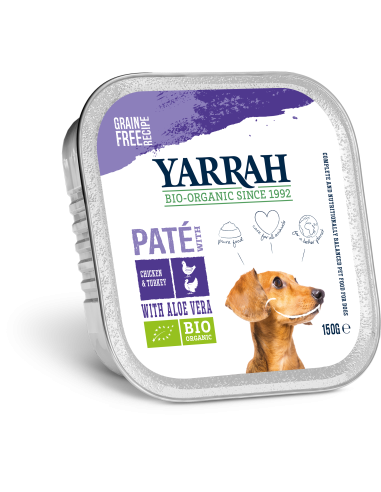 Paté Con Pollo Y Pavo Bio 150 g de Yarrah