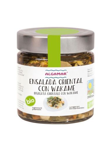 Ensalada Oriental Con Wakame Bio190 g de Algamar
