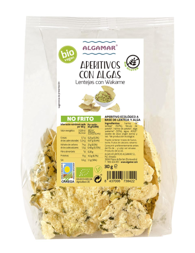 Snack De Lentejas Y Algas Bio30 g de Algamar